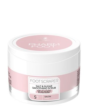 Pharm Foot Foot scraper wygładzający peeling solno-cukrowy do stóp 200 g