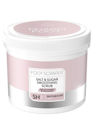Pharm Foot Foot scraper wygładzający peeling solno-cukrowy do stóp 800 g